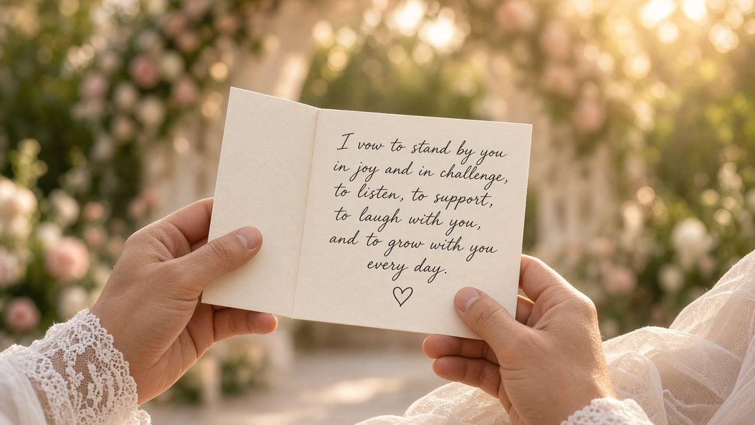 How Long Should Your Wedding Vows Be? A Timing Guide (With Real Examples)